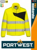 Portwest PW2 YELLOW technikai jólláthatósági softshellkabát - munkaruha