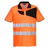 Portwest PW212 Hi-Vis munkavédelmi póló narancs/fekete színben