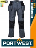 Portwest PW3 BLACKGREY derekas munkanadrág - munkaruha