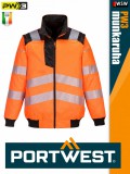 Portwest PW3 ORANGE 3in1 prémium technikai jólláthatósági télikabát - munkaruha