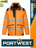 Portwest PW3 ORANGE 5in1 prémium technikai jólláthatósági télikabát - munkaruha