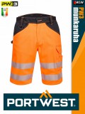 Portwest PW3 ORANGE jólláthatósági rövidnadrág - munkaruha
