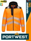 Portwest PW3 ORANGEBLACK jólláthatósági hosszúujjú kapucnis polár - munkaruha