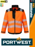 Portwest PW3 ORANGEBLACK jólláthatósági munkakabát - munkaruha