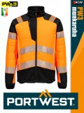 Portwest PW3 ORANGEBLACK prémium technikai jólláthatósági baffle kabát - munkaruha
