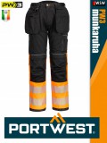 Portwest PW3 ORANGEBLACK prémium technikai jólláthatósági deréknadrág - munkaruha
