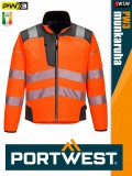 Portwest PW3 ORANGEGREY jólláthatósági softshell munkakabát - munkaruha