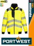 Portwest PW3 YELLOW 3in1 prémium technikai jólláthatósági télikabát - munkaruha