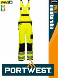 Portwest PW3 YELLOW jólláthatósági kantáros nadrág ajándék térdvédővel - munkaruha
