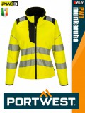 Portwest PW3 YELLOW jólláthatósági softshell női munkakabát - munkaruha