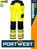 Portwest PW3 YELLOWBLACK jólláthatósági derekas munkanadrág - munkaruha