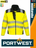 Portwest PW3 YELLOWBLACK jólláthatósági softshell munkakabát - munkaruha