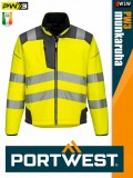 Portwest PW3 YELLOWGREY jólláthatósági softshell munkakabát - munkaruha