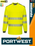 Portwest PW3 YELLOWNAVY jólláthatósági hosszúujjú póló - munkaruha