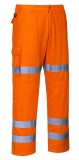 Portwest RT49 - HiVis Combat nadrág, három szalaggal - narancs