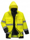 Portwest S162 - Hi-Vis Lite 3 in 1 kabát - sárga/tengerészkék