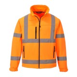 Portwest S424 Jól láthatósági Softshell dzseki narancs színben