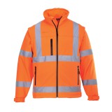 Portwest S428 Jól láthatósági Softshell dzseki narancs színben