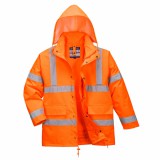 Portwest S468 Hi-Vis 4 az 1-ben Traffic kabát narancs színben