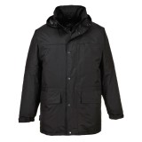 Portwest S523 Oban polár bélelt kabát fekete színben