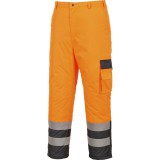 Portwest S686 - Hi-Vis Contrast nadrág - bélelt - Narancs