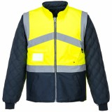 Portwest S769 jólláthatósági kifordítható kabát sárga/navy színben