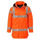Portwest S774 Bizflame Rain Hi-Vis Multi Lite kabát narancs színben