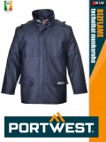 Portwest SEALTEXFLAME NAVY technikai antisztatikus és saválló esőkabát - munkaruha
