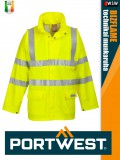 Portwest SEALTEXFLAME YELLOW technikai antisztatikus és saválló esőkabát - munkaruha
