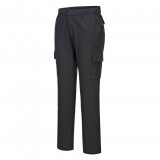 Portwest Stretch Slim Fit Combat nadrág Black Short 36