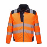 Portwest T402 PW3 Hi-Vis Softshell kabát narancs/navy színben