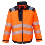 Portwest T500 PW3 Hi-Vis kabát narancs/navy színben