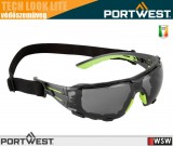 Portwest TECH LOOK PRO SMOKE munkavédelmi védőszemüveg - egyéni védőeszköz