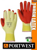 Portwest TOUCH GRIP LATEX mártott védőkesztyű - munkakesztyű