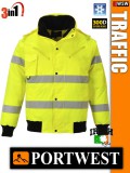 Portwest TRAFFIC jólláthatósági bomber kabát - 3in1