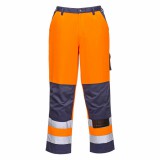 Portwest TX51 Lyon Hi-Vis nadrág nrancs/navy színben