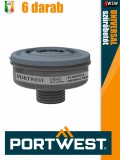Portwest UNIVERSAL P3 gáz szűrő betét 6 darabos szett - egyéni védőeszköz