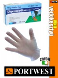 Portwest VYNIL púdermentes védőkesztyű 100 db - munkakesztyű