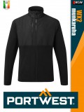 Portwest WX2 BLACK technikai polár kabát - munkaruha