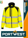 Portwest WX2 HVYELLOW technikai láthatósági softshell kabát - munkaruha