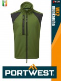 Portwest WX2 OLIVE technikai softshell mellény - munkaruha