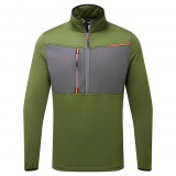 Portwest WX3 félzippzáras polár Olive Green M