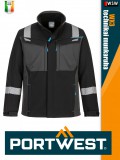 Portwest WX3 lángálló technikai stretch softshell kabát - munkaruha