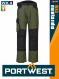 Portwest WX3 OLIVE prémium derekas munkanadrág ajándék térdbetéttel - munkaruha