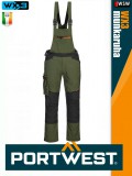 Portwest WX3 OLIVE prémium kantáros munkanadrág ajándék térdvédővel - munkaruha
