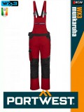 Portwest WX3 RED prémium kantáros munkanadrág ajándék térdvédővel - munkaruha