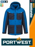 Portwest WX3 STEELBLUE prémium bélelt munkakabát - munkaruha