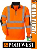 Portwest XENON RUGBY jól láthatósági galléros pulóver - munkaruha