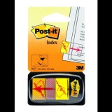 Post-it 25x43mm aláírás ikonos jelölőcímke (50 lap) - Sárga (70071392784)
