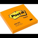 Post-It 3M Post-it 76x76mm 100lap neon narancs jegyzettömb (blk3104011)